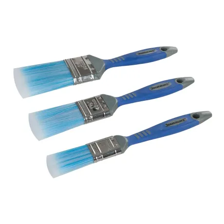 Silverline No-Loss Synthetic Paint Brush Set (25mm, 40mm & 50mm) image