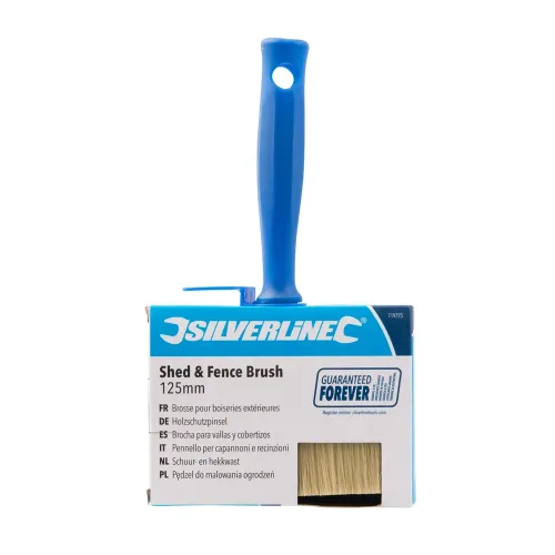 Silverline Shed & Fence Brush 125mm image