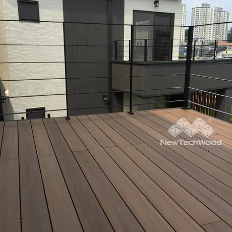 Ultrashield Naturale Composite Decking Board - Walnut - 3.6m image