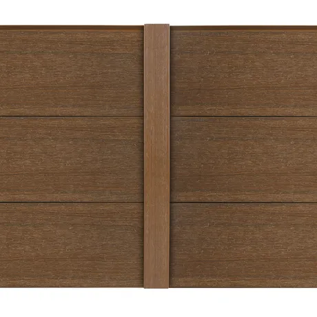 Ultrashield Traditional Composite Cladding I-Trim - Teak - 3.6m image