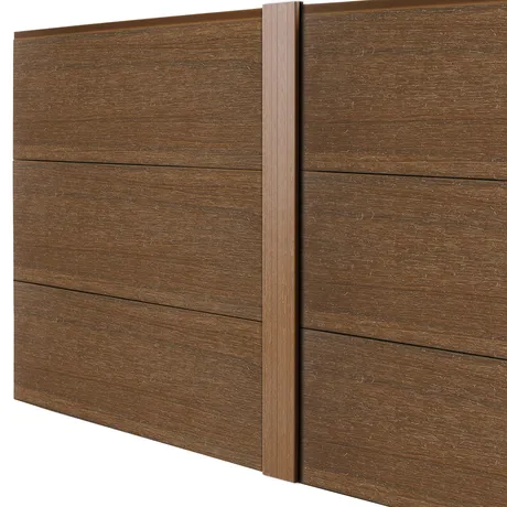 Ultrashield Traditional Composite Cladding I-Trim - Teak - 3.6m image