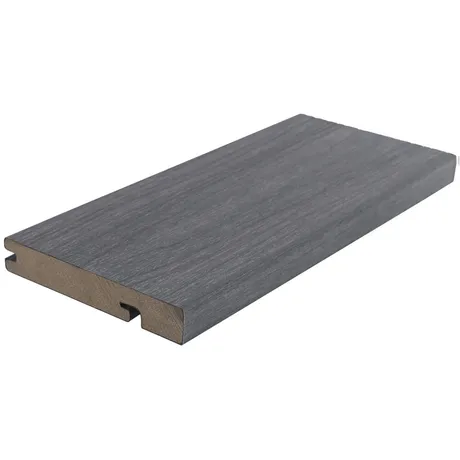 Ultrashield Naturale Composite Bullnose Edge Board - Light Grey - 3.6m image