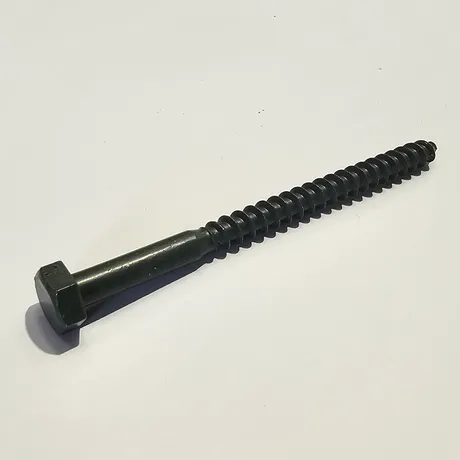 Coated Coach Screw Hex Head M7 x 100mm - Each image