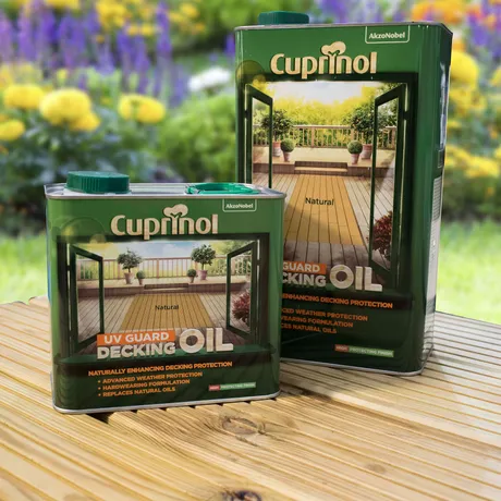 Cuprinol UV Guard Decking Oil - Natural 2.5L image